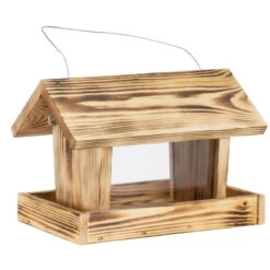 Kiefer-Vogelfutterhaus, Geflammt, H19,5 X 28 X 19 Cm