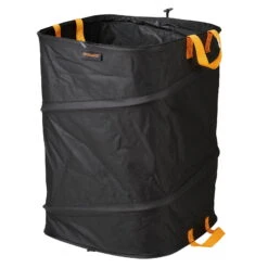 Fiskars Gartensack 'Solid PopUp', Schwarz/orange, 175 Liter