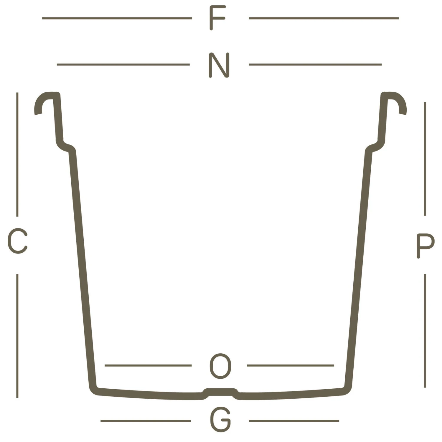 Euro 3 Plast Pflanzkübel Geo Taupe – Bild 2