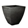 Pflanzgefäß "Luis" Anthrazit, In Rillenoptik, 40x40x42 Cm, Füllvol. 40 L