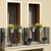 Balkon-Hängetopf Be Up Duo Mit Wasserreservoir Farbe Sand, 25 Cm, Erdvol. 8 L