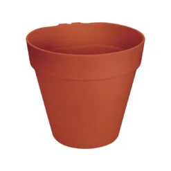 Elho Pflanzgefäß "Loft Urban Round" In Brique, UV-beständig, Robust