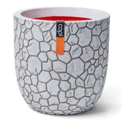 Pflanzgefäß 'Clay', Elfenbein