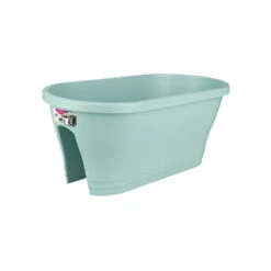 Elho Pflanzkasten Corsica Flower Bridge 60 Mint, Ca. 58x29,6xH 24 Cm, Erdvol. 18 L