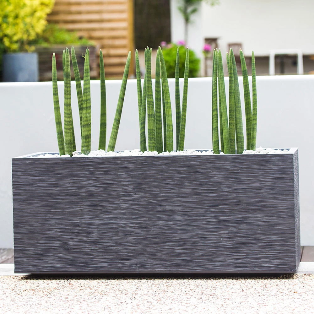 Pflanzkasten Graphit Hutch, Anthrazit, L 99,5 X B 39,5 X H 43,5 Cm – Bild 3