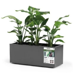 Pflanzkasten 'Kebe', Anthrazit, 102 Liter, 39,5 X 99,5 X 39,5 Cm