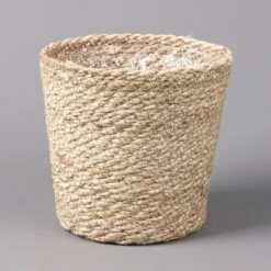 Jutekorb 'Nature' Mit Folieneinsatz, Natur, 16,5 Cm Ø, 3er-Set