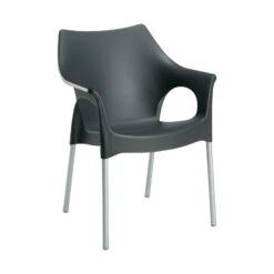 Best Stapelsessel Vegas Silber/anthrazit