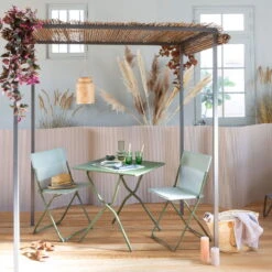 Lafuma Klappstuhl 'Chaise Balcony II', Moos, Ca. 83 X 44 X 48 Cm