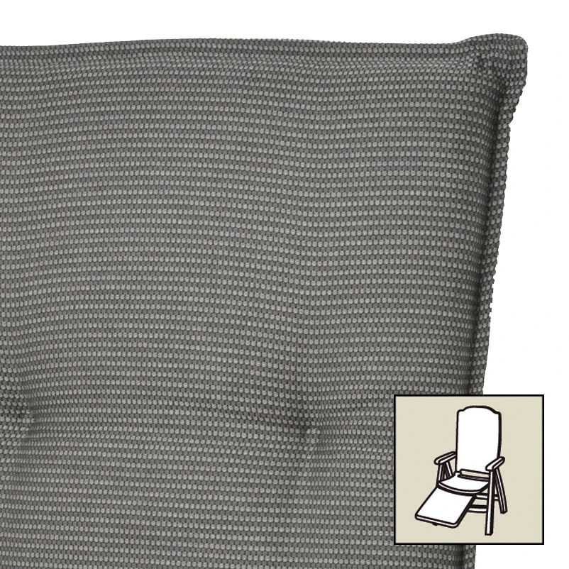 Doppler Relaxauflage Dessin 7040 Anthrazit, Ca. 170x48 Cm