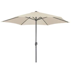 Doppler Kurbelschirm 'Basic Lift 300 Neo', Ø Ca. 300 Cm, Natur