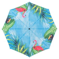 Doppler Sonnenschirm Basic 'Flamingo', Ø Ca. 200 Cm