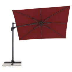 Doppler Pendelschirm 'Active Green Edition', Bordeaux, Ca. 210 X 310 Cm