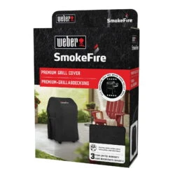 Weber Premium Abdeckhaube, Für SmokeFire EX4, Mit Klettverschlüssen