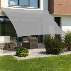 Sonnensegel 'Teneriffa', Rechteckig, 500 X 500 Cm, HDPE-Gewebe