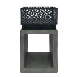 Feuerschale 'Malung', Beton, 35 X 35 X 46 Cm