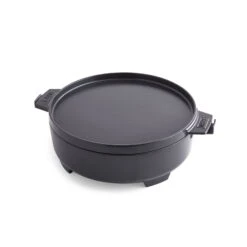 Weber 2-in-1 Dutch Oven, Schwarz, Metall
