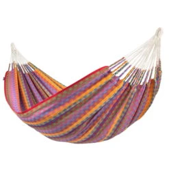 LA SIESTA Doppel-Hängematte 'Modesta', Flowers, 350 X 160 Cm