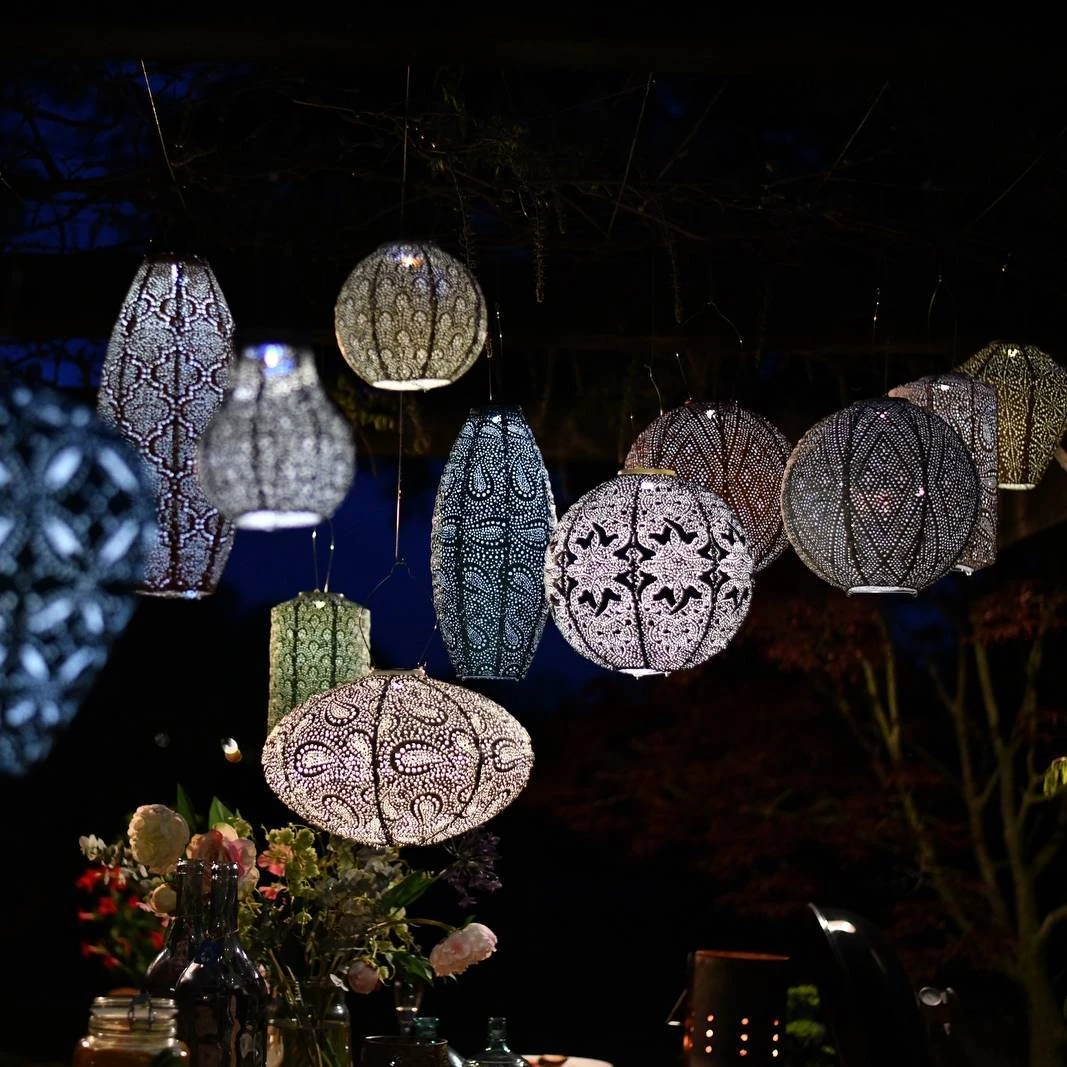 Solarlaterne 'Round 20 Occult', Hellgrün, Ø 20 X 18 Cm – Bild 8