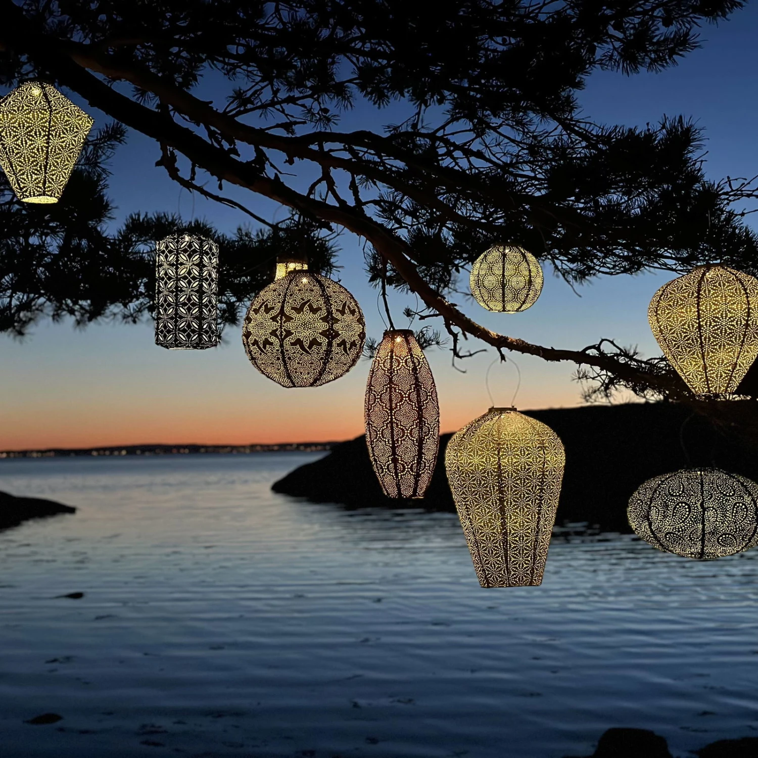 Solarlaterne 'Round 20 Occult', Hellgrün, Ø 20 X 18 Cm – Bild 4