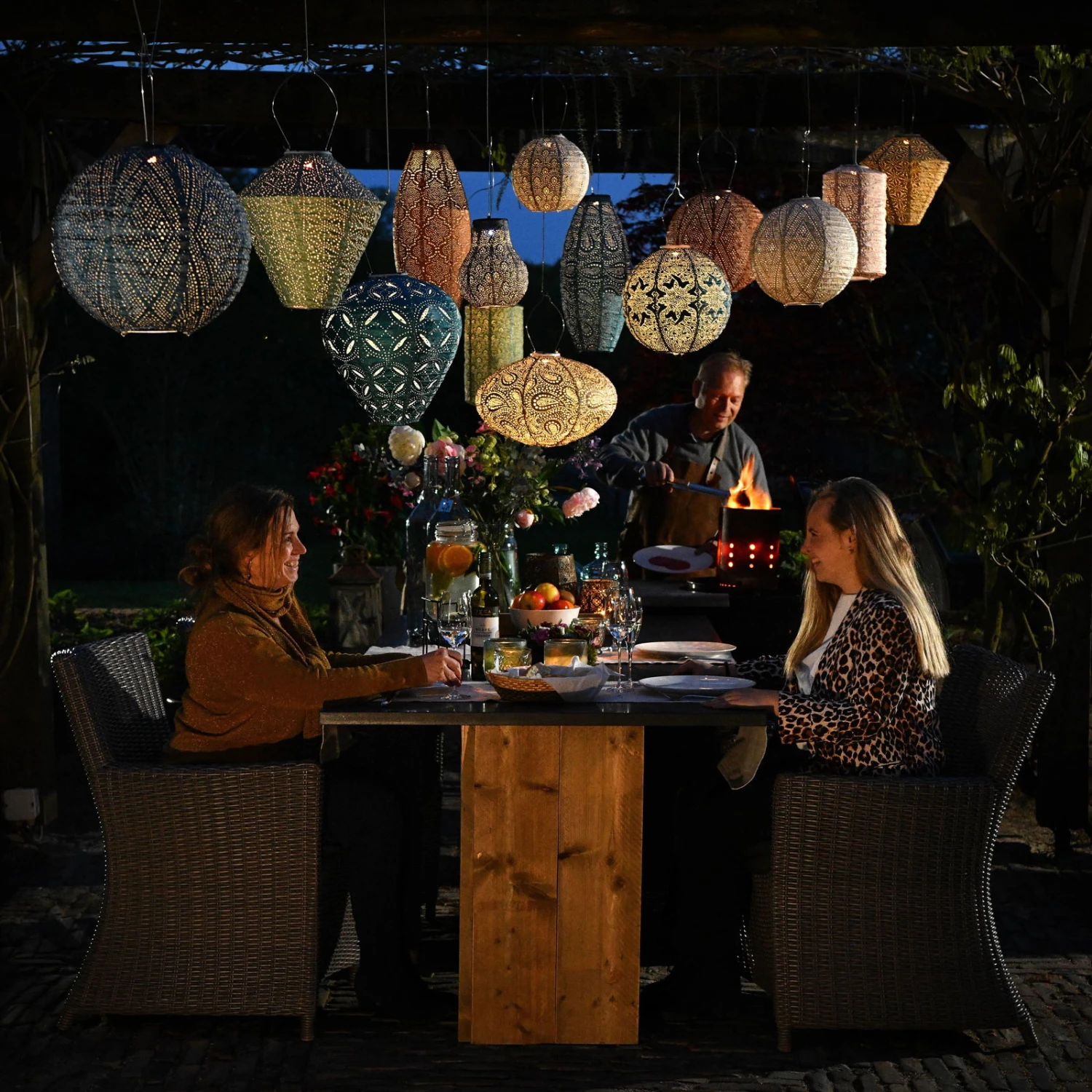 Solarlaterne 'Round 20 Occult', Hellgrün, Ø 20 X 18 Cm – Bild 7